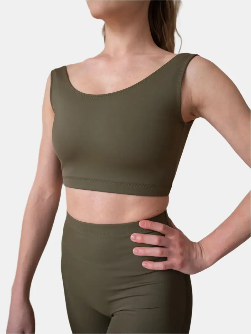 Reggiseno Sportivo Verde Salvia Thalia