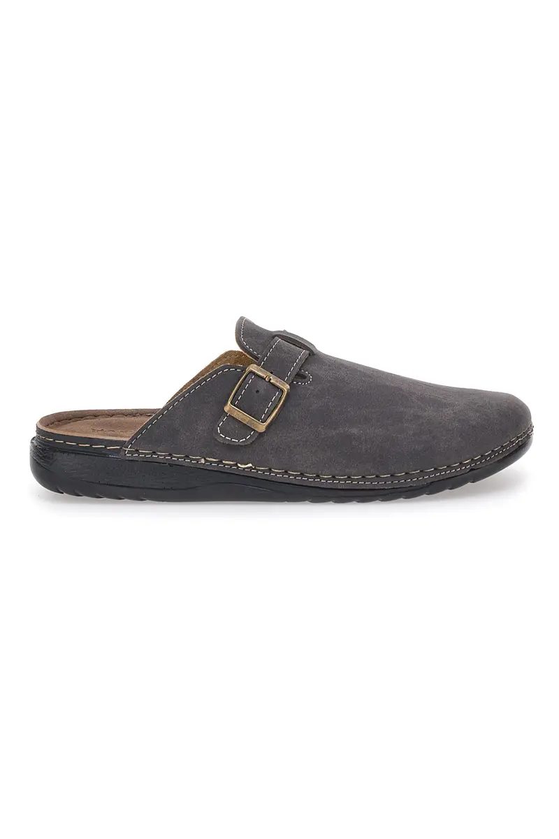 Sabot marroni con fibbia decorativa Jasonstone B001