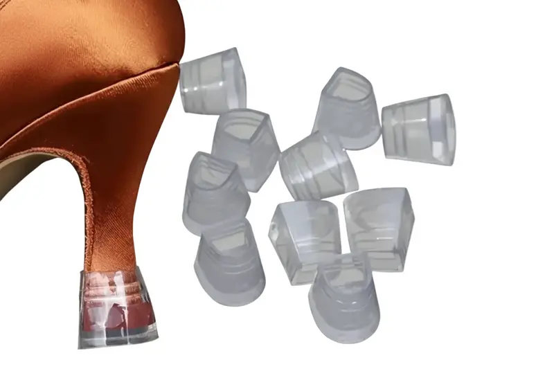 Salvatacchi Confort CE/LID (6670) - Per Tacco a Rocchetto 60LID 70/80 CE collo alto di Mobido Silicone in Gel Trasparente