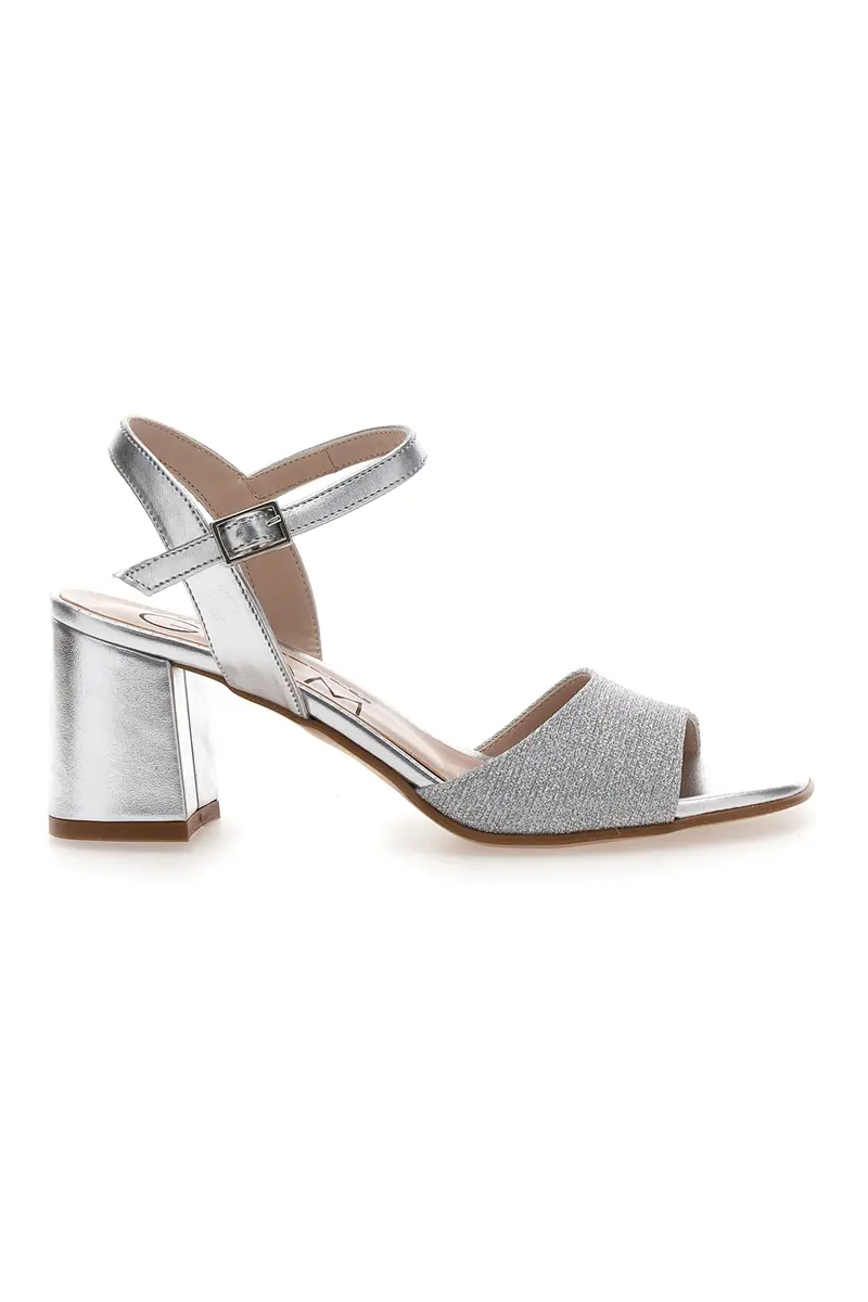 Sandali Argento con Tacco Medio PITTARELLO GLAM 5214