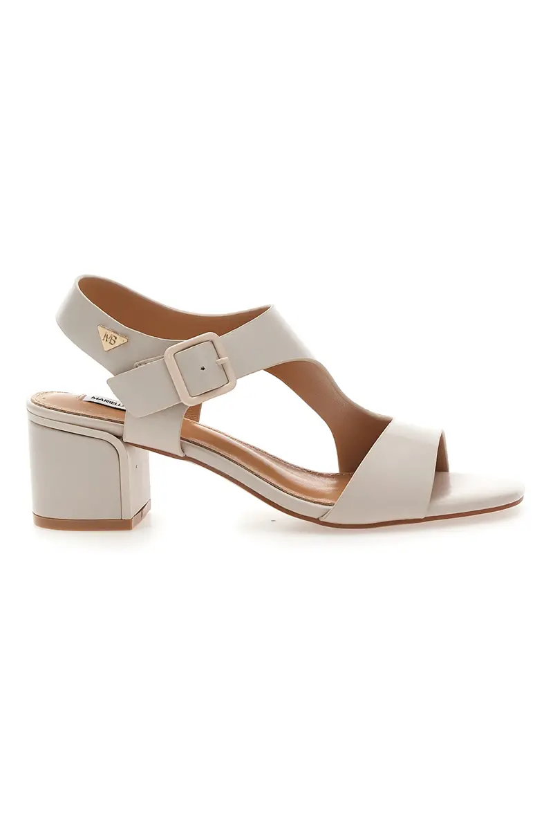Sandali Beige Con Cinturino alla Caviglia Mariella Burani 51280