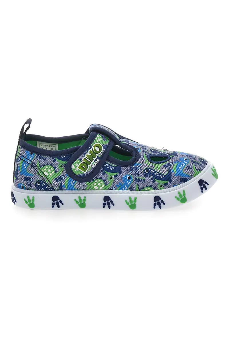 Sandali Blu e Verdi con Velcro DINAUSO S8020127T