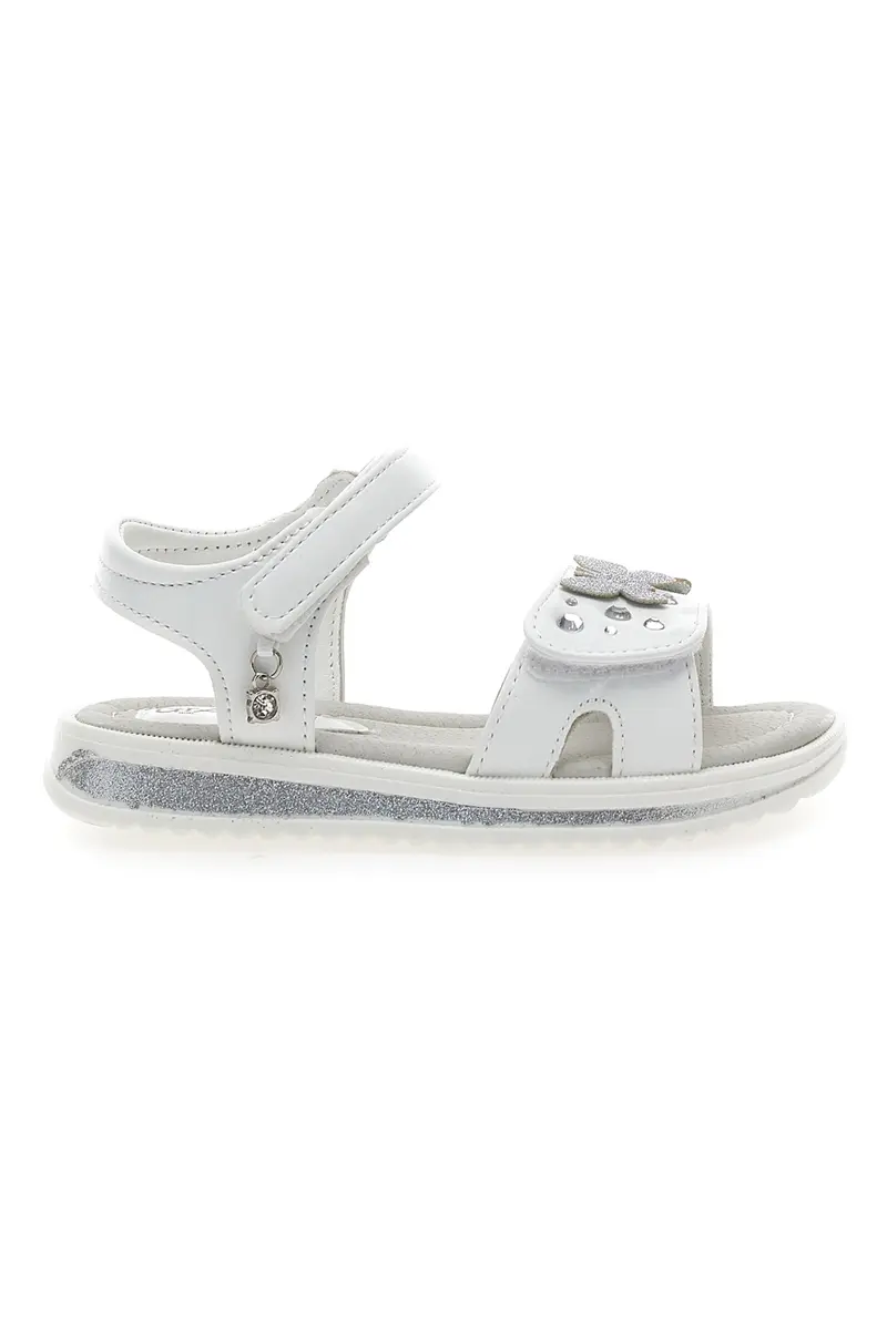 Sandali con farfalle e charms bianchi Grazie girl 218349