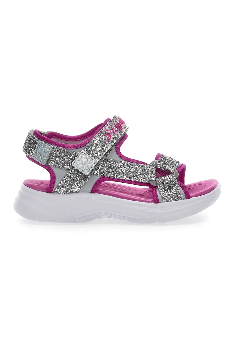 Sandali con Luci Skechers Glimmer Kicks Glittery Glam Rosa