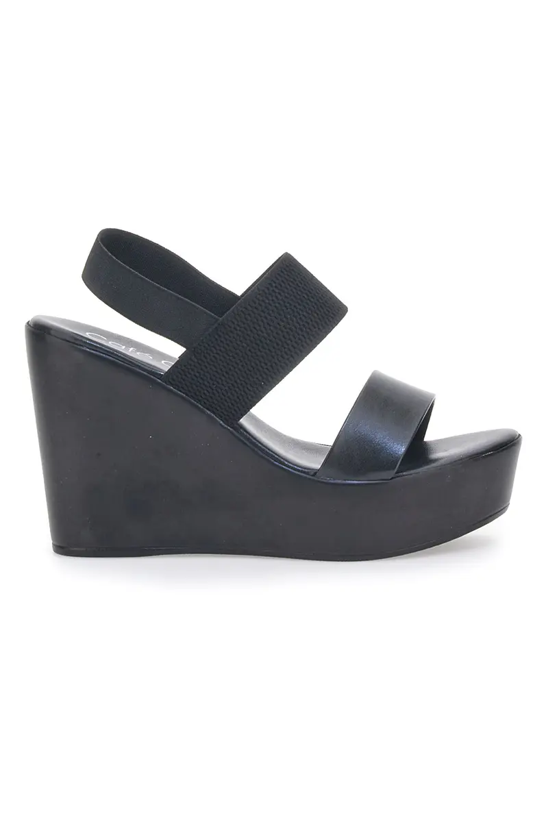 Sandali con Platform Cafe' Cost 3 Neri