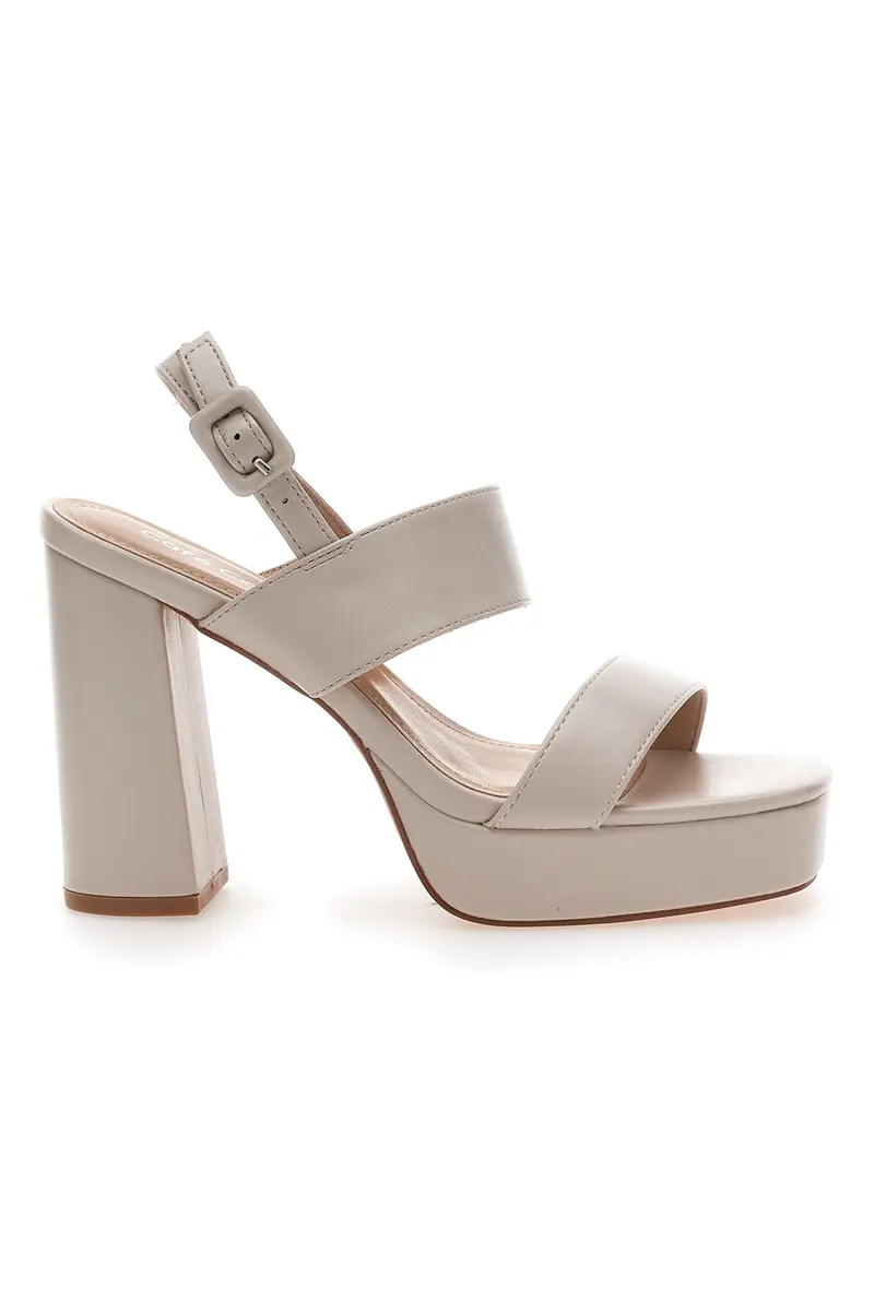 Sandali con Tacco Beige Cafè Cost 865