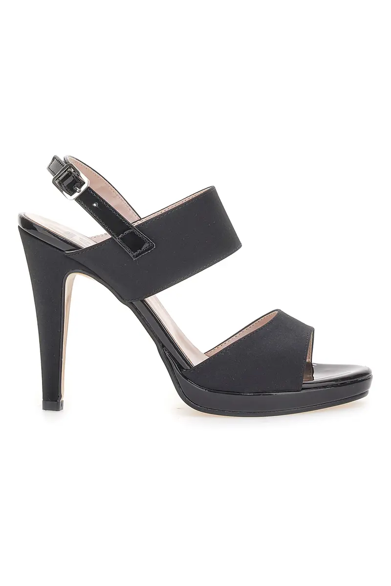 Sandali con tacco Pittarello Love 722 Neri Raso