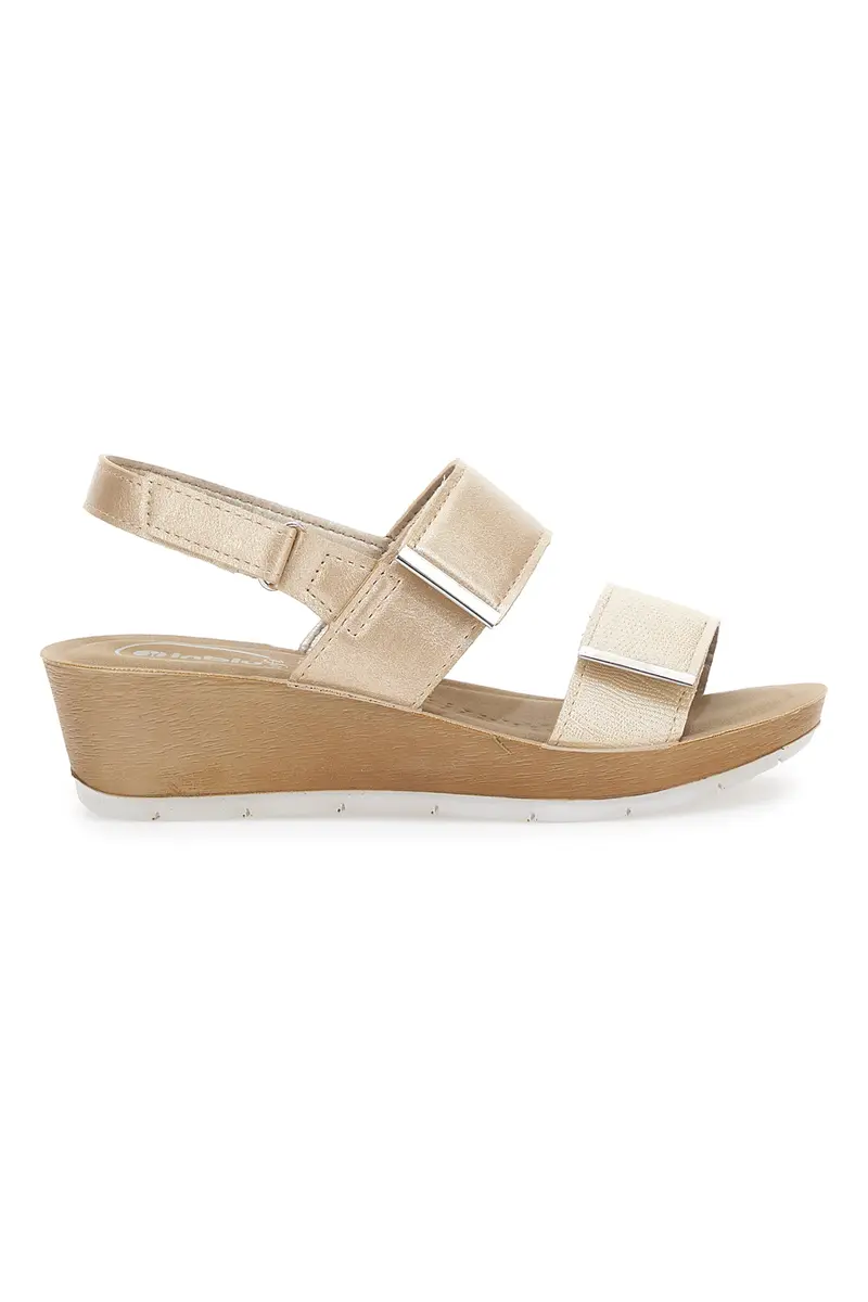 Sandali con Zeppa Inblu 13 RN Platino