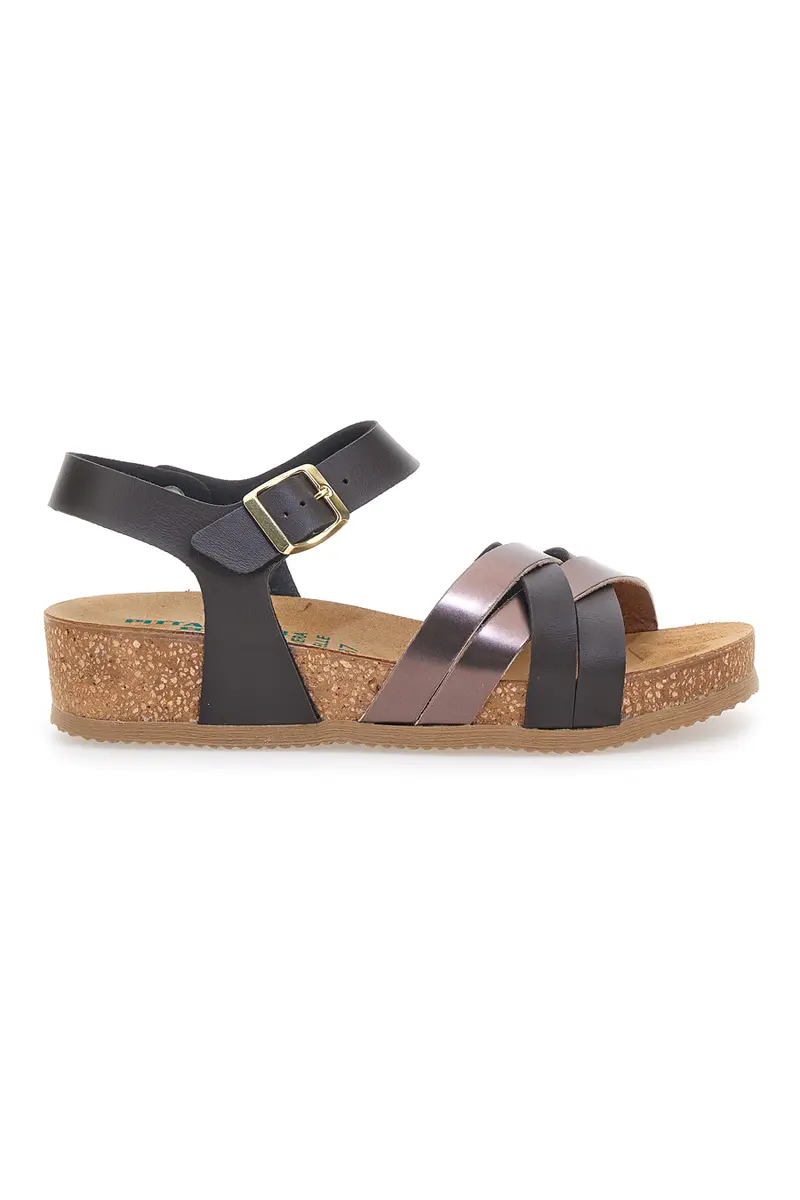 Sandali Marroni con fasce incrociate PITTARELLO ECO 293A850SR