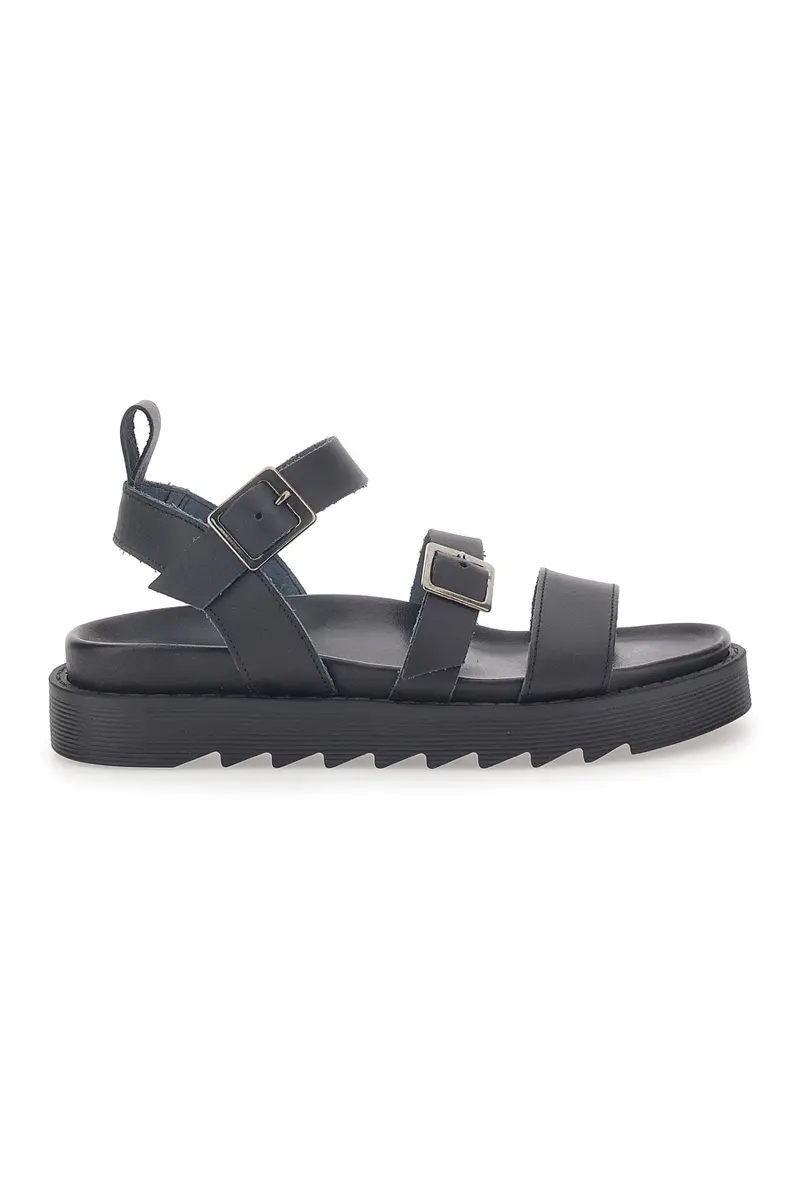 Sandali Neri in Vera Pelle da Donna Pittarello Capsule 27152