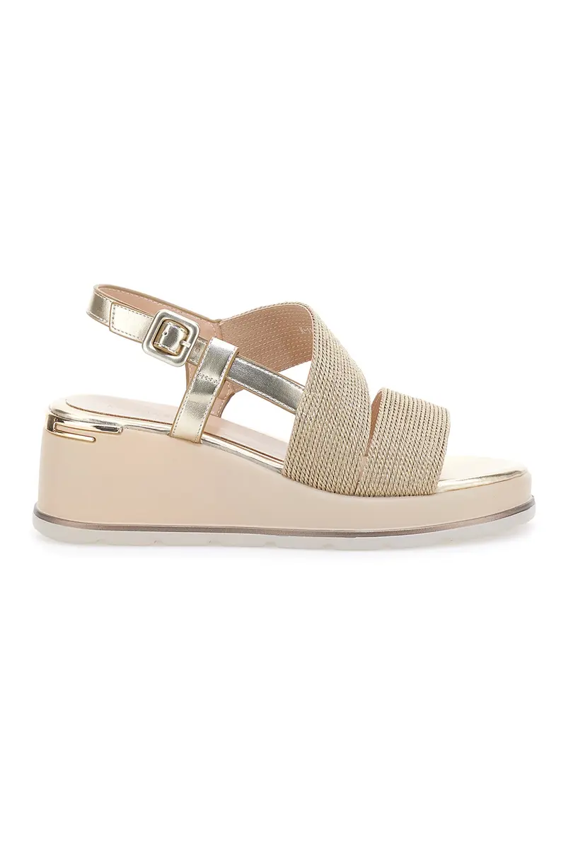 Sandali Oro Con Platform Mariella Burani K11003