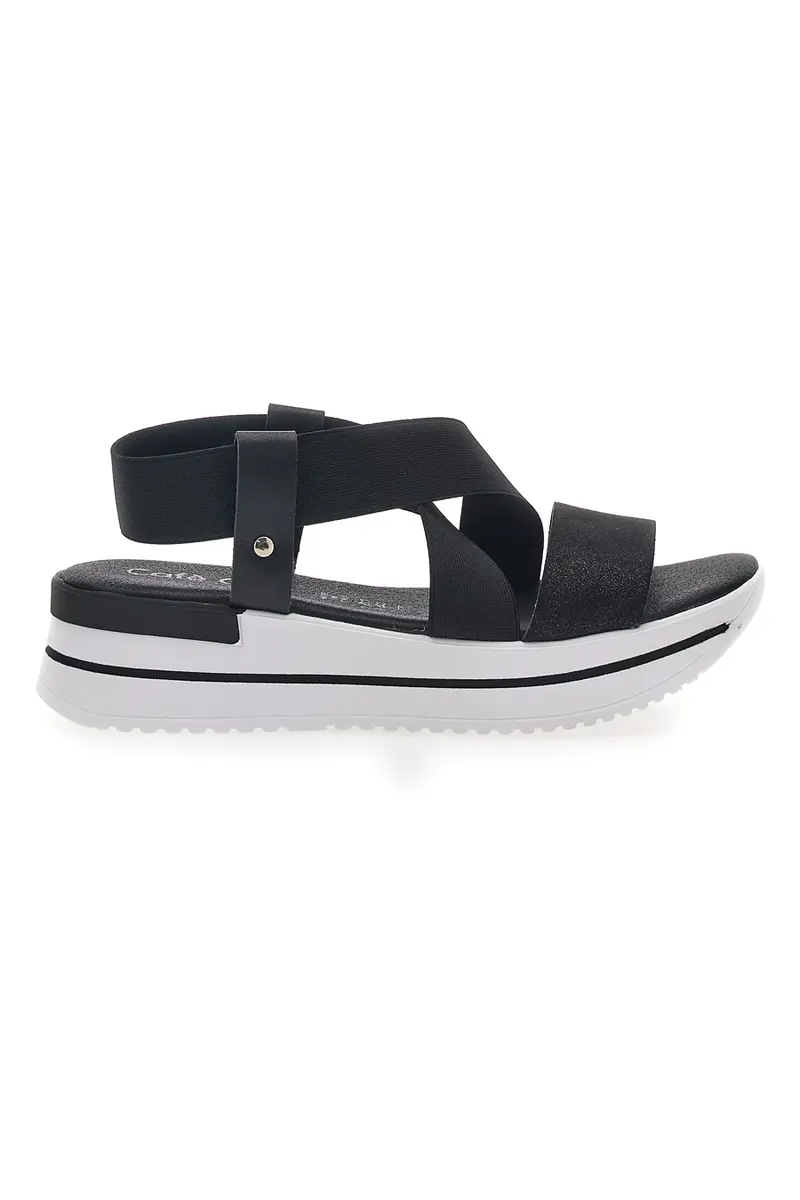 Sandali Platform Neri Cafè Cost 272045