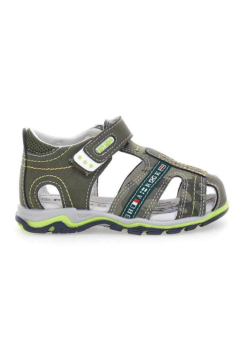 Sandali verdi con Velcro Pitt Kids 12540