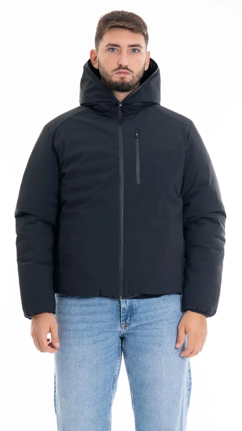 SAVE THE DUCK GIUBBOTTO EZRA REVERSIBILE CON CAPPUCCIO UOMO D33600M MATT19 10000