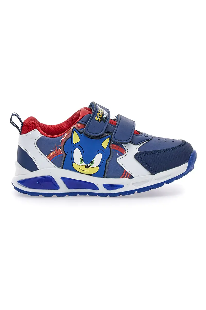 Scarpe blu con luci e stampa Sonic N9610051S20