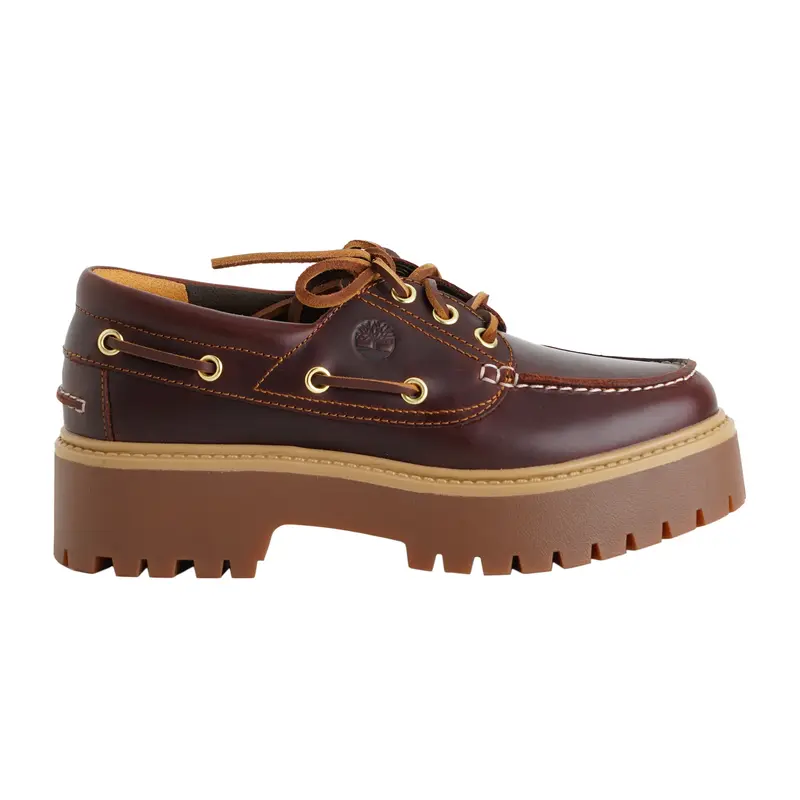 SCARPE DA BARCA TIMBERLAND STONE STREET BOAT SHOES DONNA WHEAT