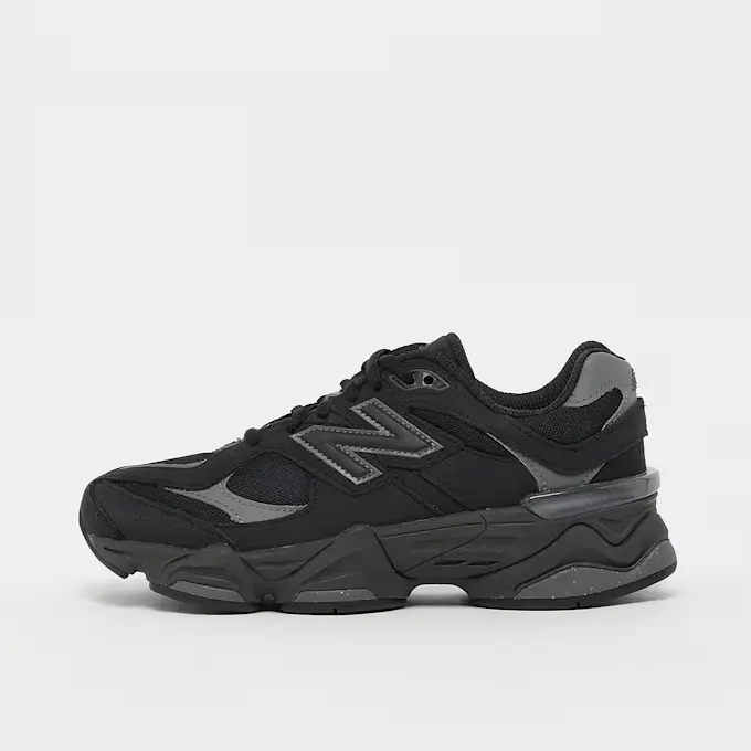 SCARPE NEW BALANCE 9060 JUNIOR G90602QL TRIPLE BLACK NERO BAMBINI RAGAZZI