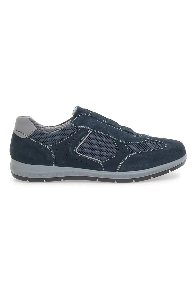 Scarpe Stringate Blu In Pelle Imac 751551760118