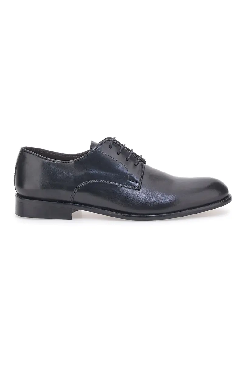 Scarpe Stringate Vera Pelle Nera Pittarello Plus 734