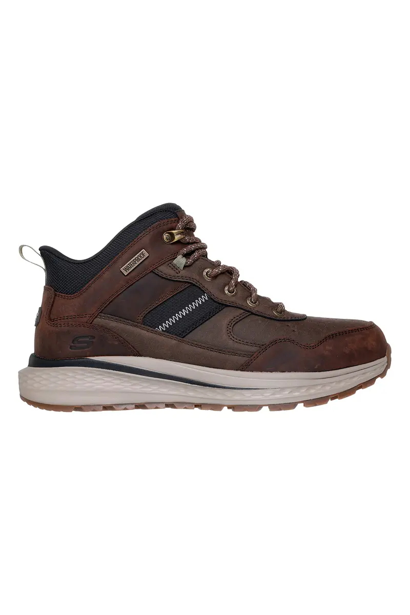 Scarponcini marroni waterproof con inserti in mesh Skechers Slade Ultra Turner