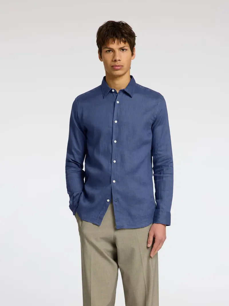 SELECTED HOMME CAMICIA REGKYLIAN IN LINO UOMO 16092471 OCN