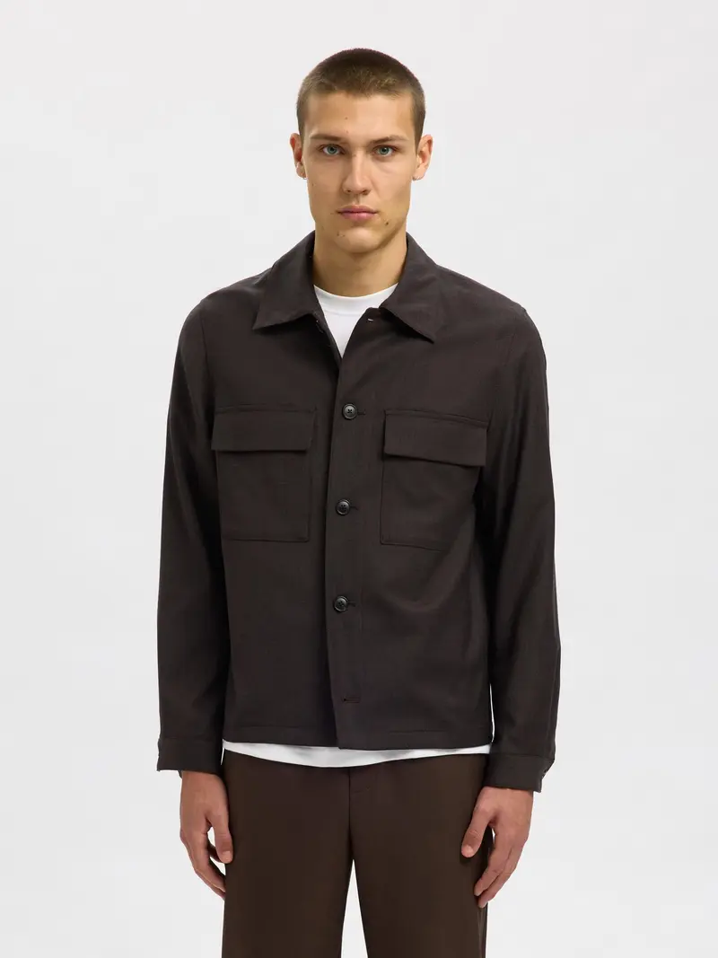 SELECTED HOMME JUDE GIACCA CAMICIA CON TASCONI 16098741 CLT
