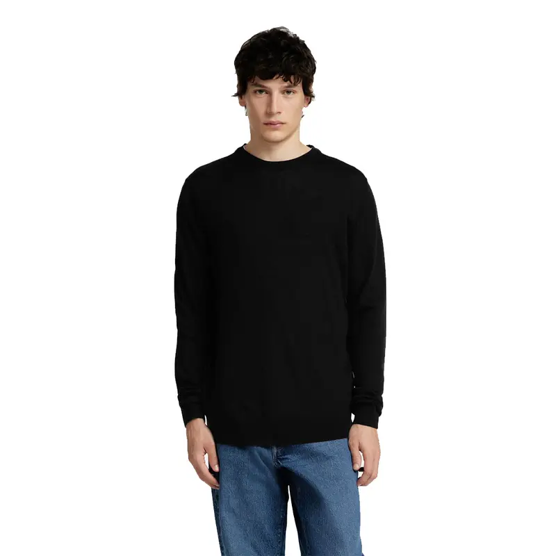 SELECTED HOMME MAGLIONCINO TRAY MANICA LUNGA ALTO UOMO 16094647 BLK