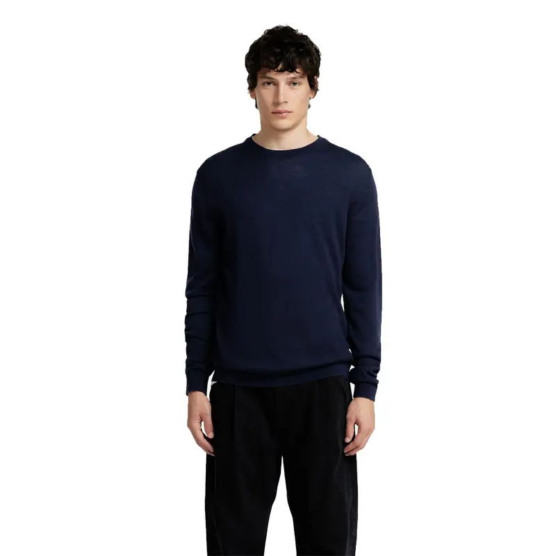 SELECTED HOMME MAGLIONCINO TRAY MANICA LUNGA ALTO UOMO 16094647 NVB