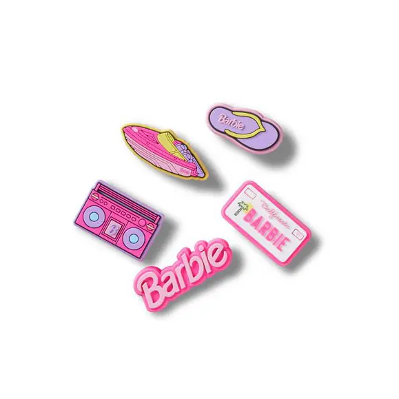 SET 5 CHARMS CROCS JIBBITZ™ BARBIE RETRO