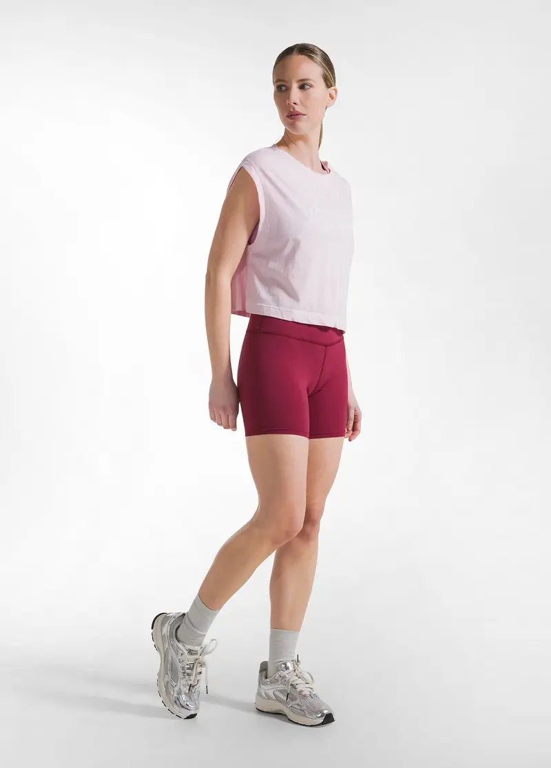 SHORTS SPORTIVI in TINTA UNITA ROSSO