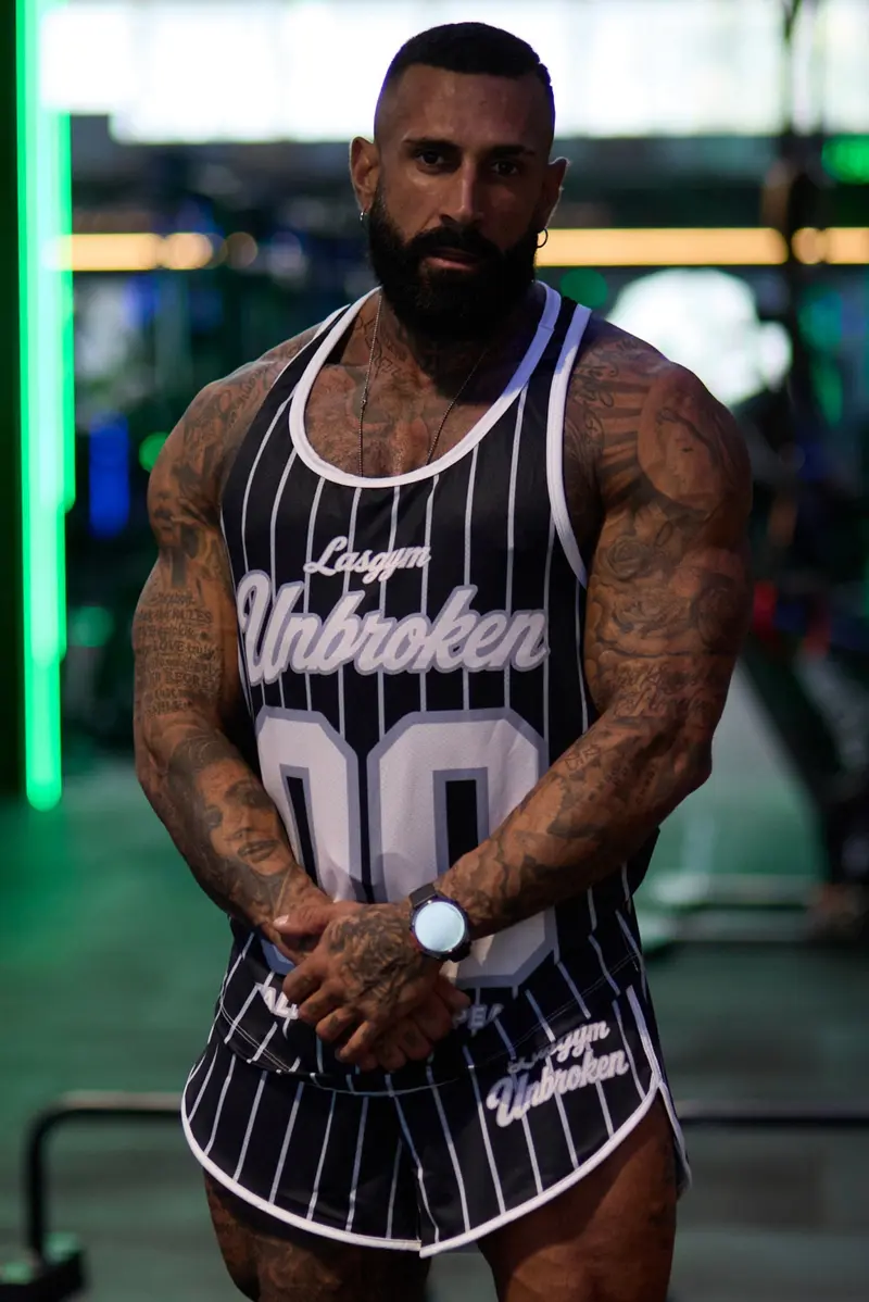 Singlet Running Gessato