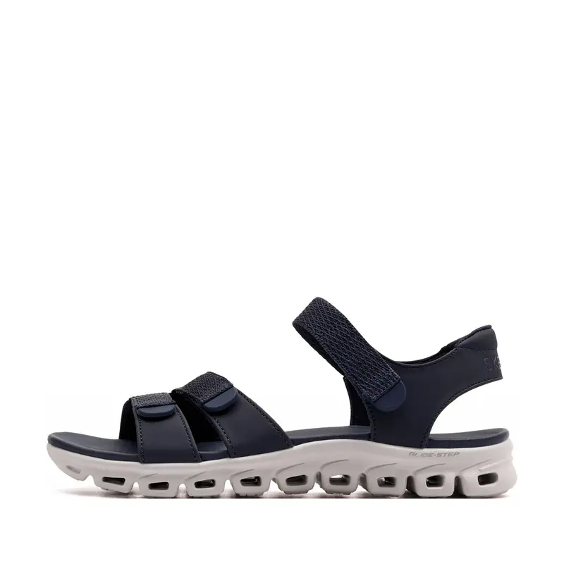 SKECHERS SANDALI GLIDE-STEP COUNT ON ME DONNA 164057 NVY