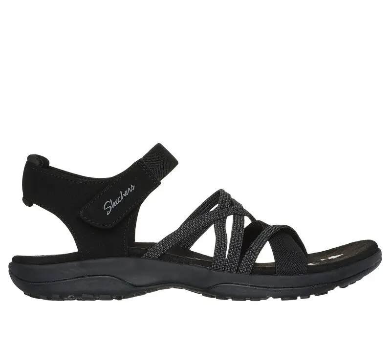 SKECHERS SANDALI REGGAE SLIM MEADOW GRAZER 163193 BLK