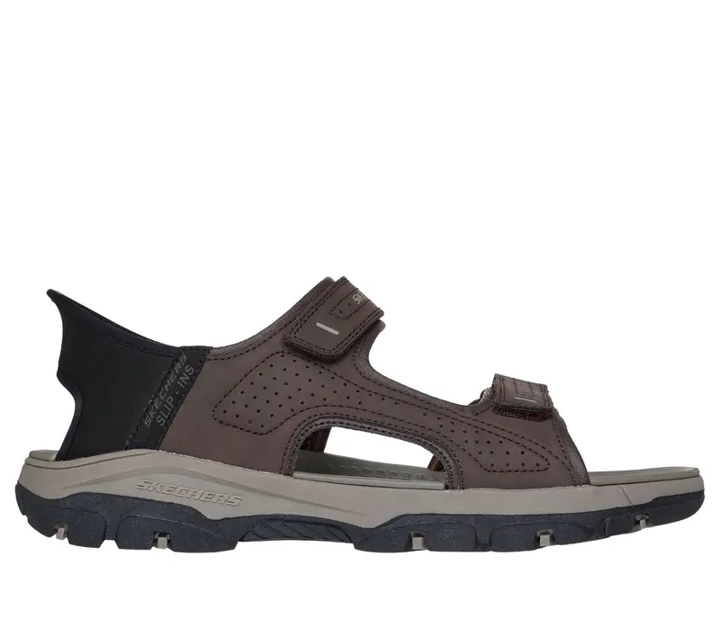 SKECHERS TRESMEN REECE SANDALI UOMO 205289 CHOC