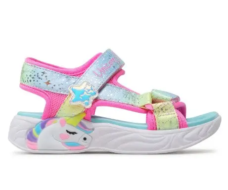 SKECHERS UNICORN DREAMS SANDAL JR 302682L PKMT