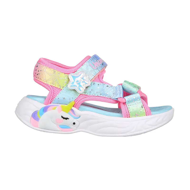 SKECHERS UNICORN DREAMS SANDAL JR 302682N PKMT