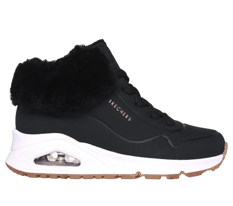 SKECHERS UNO-FALL AIR JR 310539L BLK