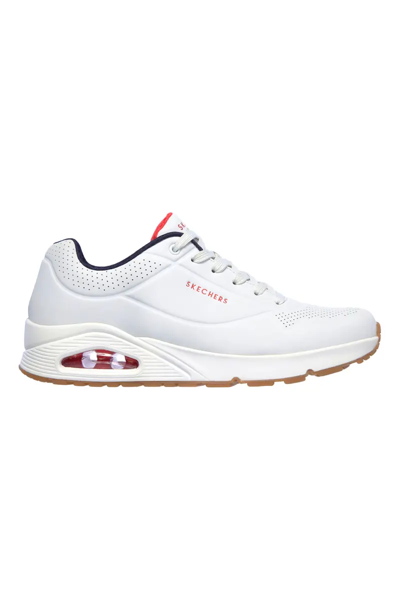 Skechers Uno - Stand On Air Bianche e Blu