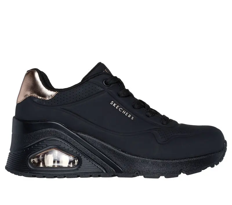 SKECHERS UNO WEDGE- HI STEPS 177520 BBK