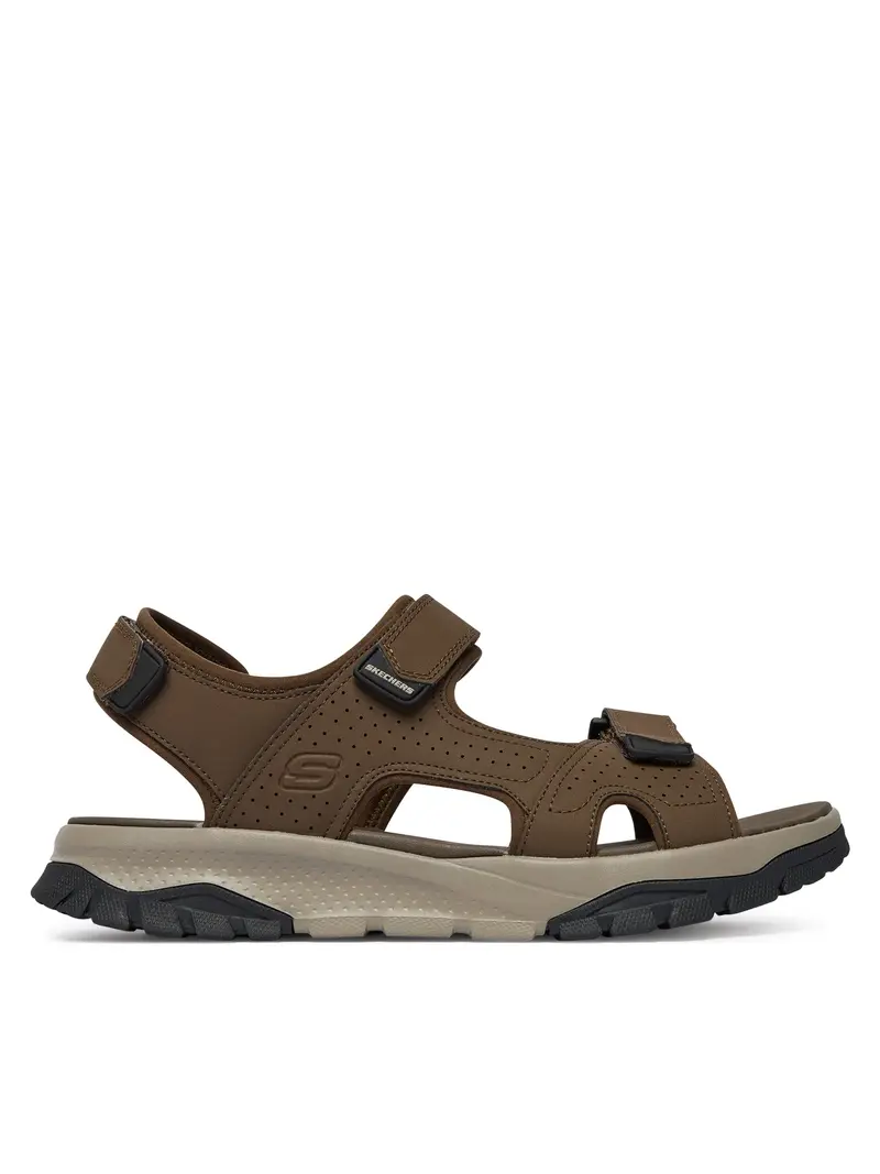 SKECHERS WAGNER AVALON SANDALI UOMO 205724 BRN