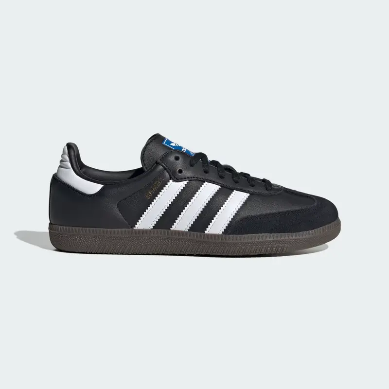 SNEAKERS ADIDAS SAMBA OG DONNA PELLE NERO BIANCO IE3676