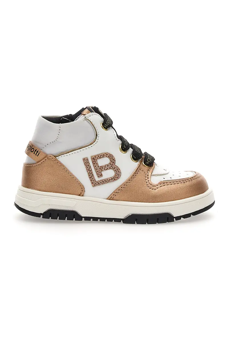 Sneakers Alte con Zip Bianche Laura Biagiotti 8240