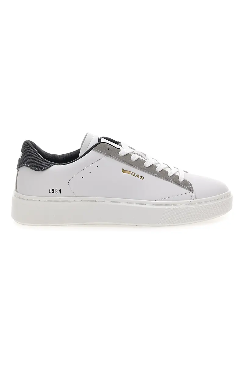 Sneakers bianche con finitura opaca Gas Leonard Mix