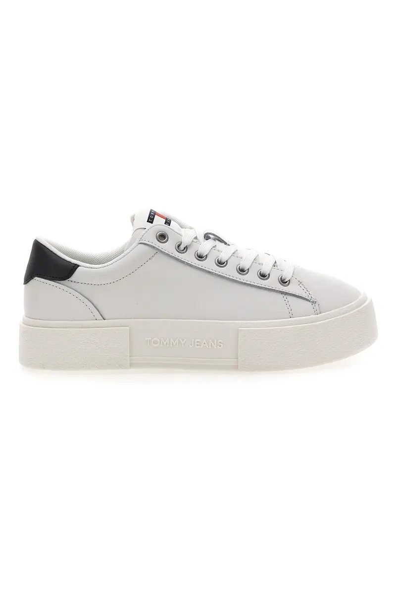 Sneakers Bianche Con Flatform TOMMY JEANS FOXING FLATFORM