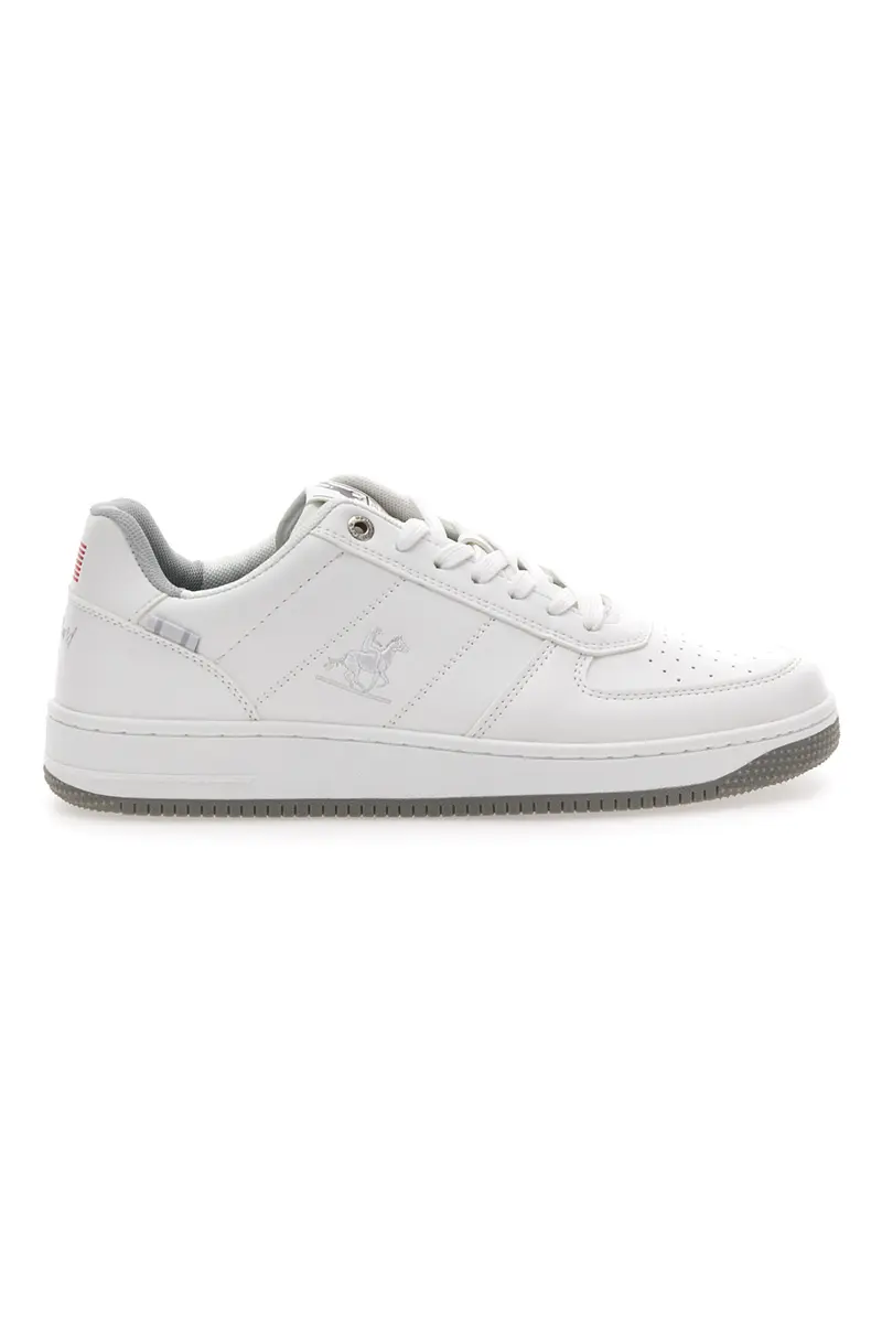 Sneakers Bianche Con Lacci U.S. Grand Polo GPM424707J