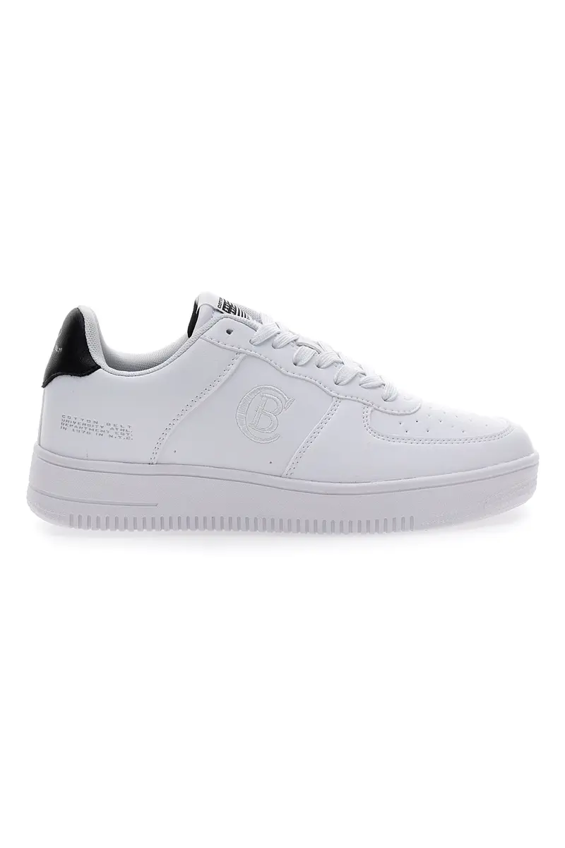 Sneakers bianche con tomaia traforata COTTON BELT RFM424H00