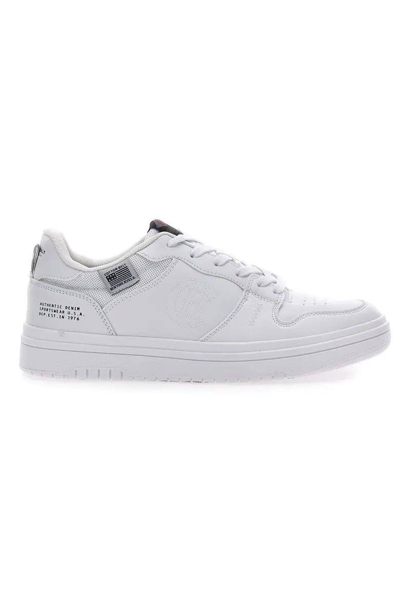 Sneakers Bianche Cotton Belt Funky