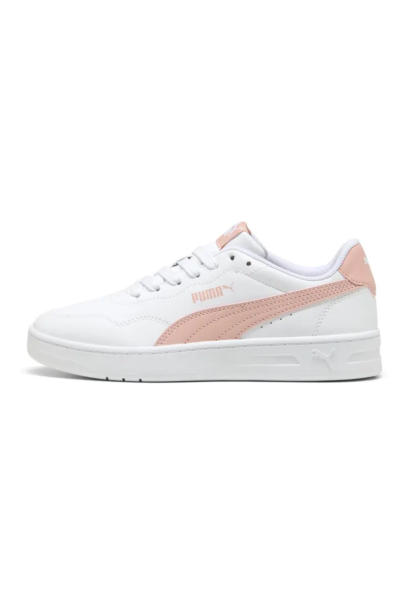 Sneakers Bianche e Rosa con Lacci Puma Court Lally JR