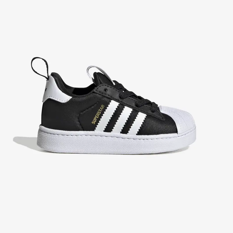 SNEAKERS BIMBO ADIDAS ORIGINALS SUPERSTAR 360 NERE E BIANCHE
