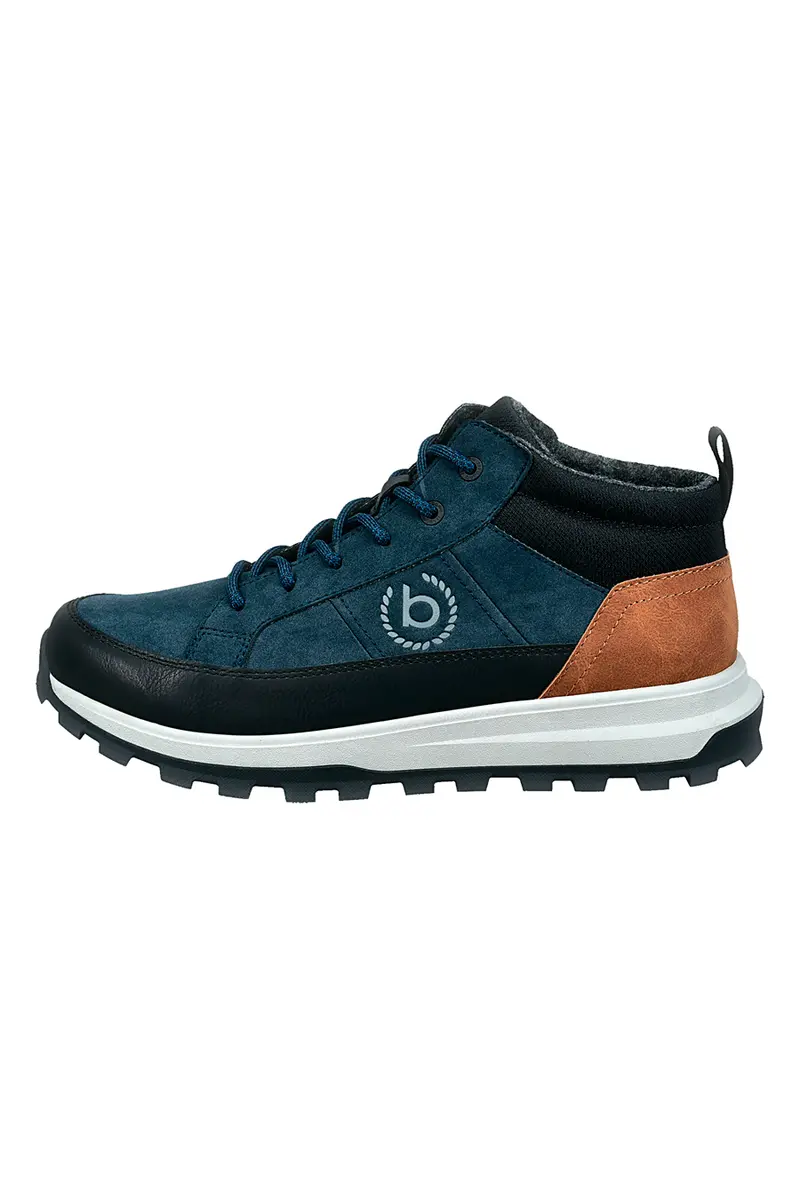 Sneakers blu navy mid suola carrarmato Bugatti 325ANP305055